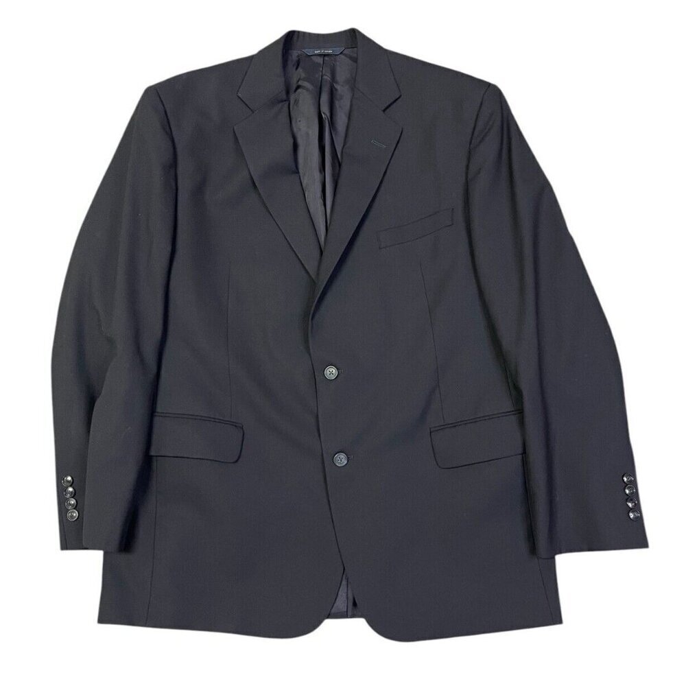 Brooks Brothers 1818 Madison Dark Navy Blazer Loro Piana Wool 43R Classic